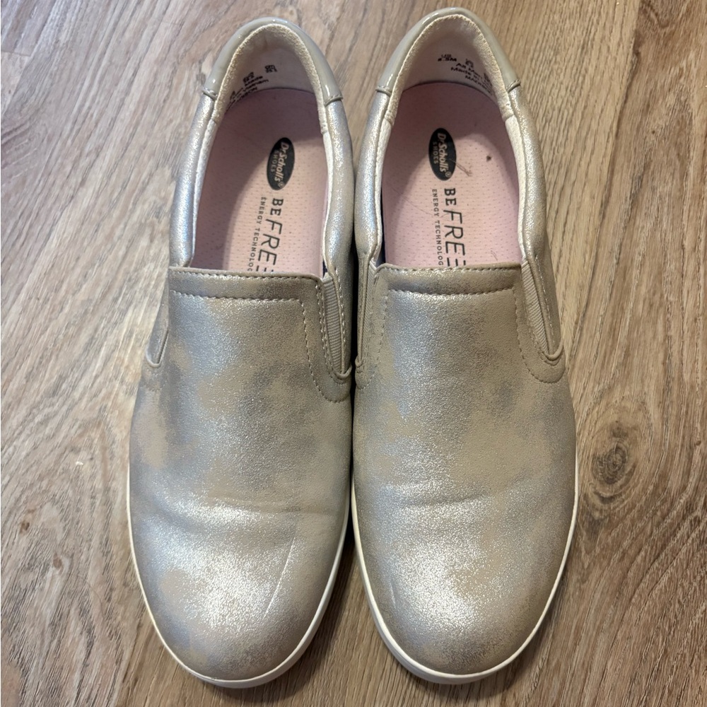 Dr. Scholl’s Women's Silver Slip-On Shoes
